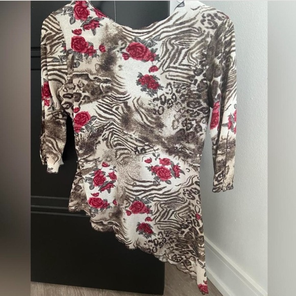 Y2K asymmetrical top size L - Picture 3 of 4